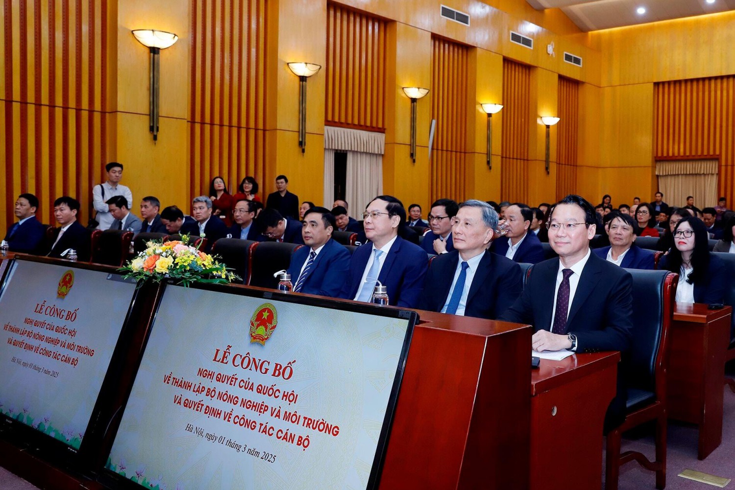 Phó Thủ tướng Trần Hồng Hà dự Hội nghị triển khai Nghị quyết của Quốc hội thành lập Bộ Nông nghiệp và Môi trường